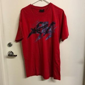 Daggers Drawn Men’s Graphic T-Shirt Red Size Large